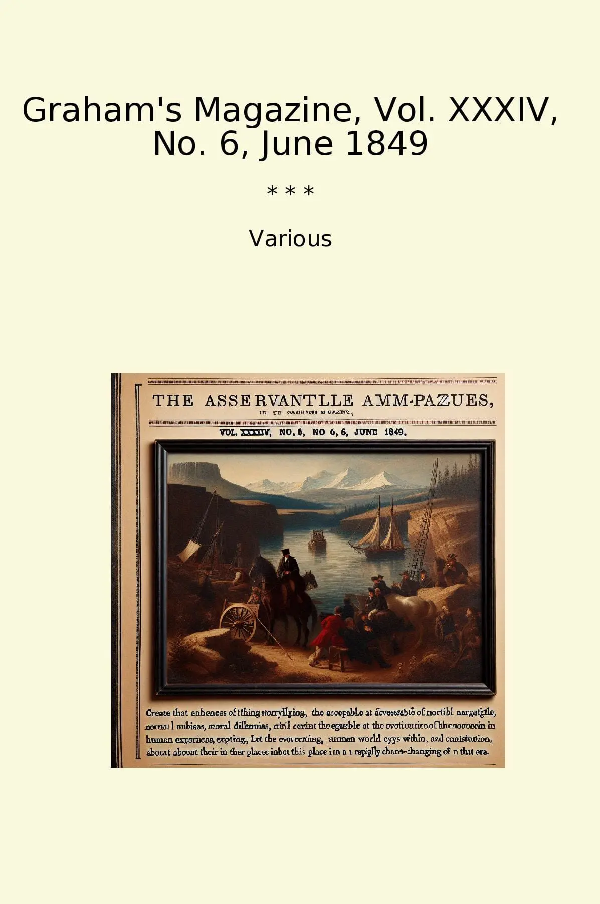 Graham's Magazine, Vol. XXXIV, No. 6, June 1849