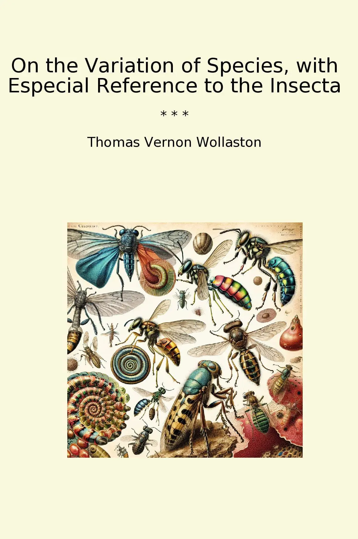 On the Variation of Species, with Especial Reference to the Insecta