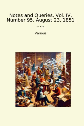 Notes and Queries, Vol. IV, Number 95, August 23, 1851