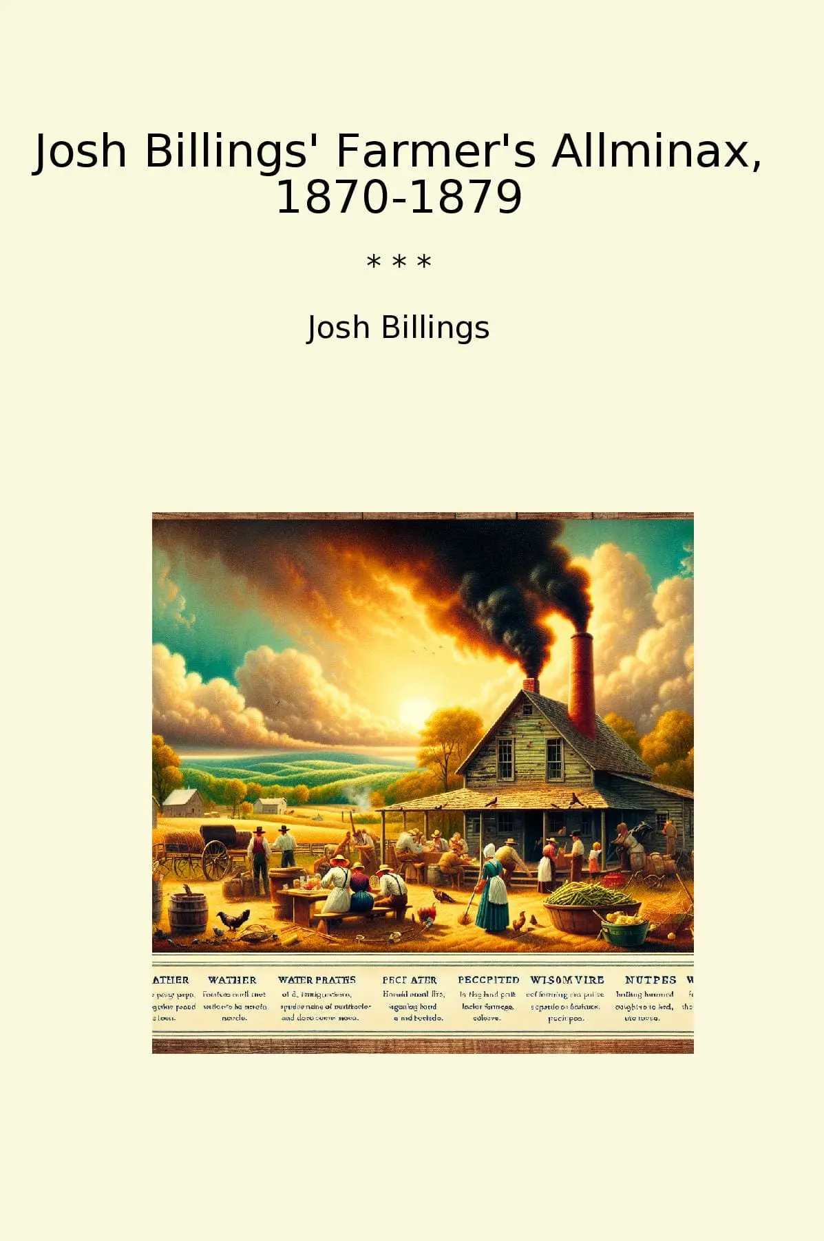 Josh Billings' Farmer's Allminax, 1870-1879