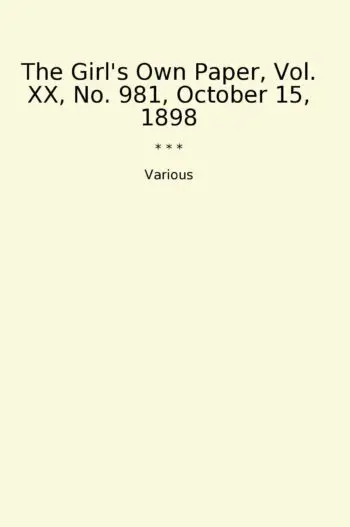 The Girl's Own Paper, Vol. XX, No. 981, October 15, 1898