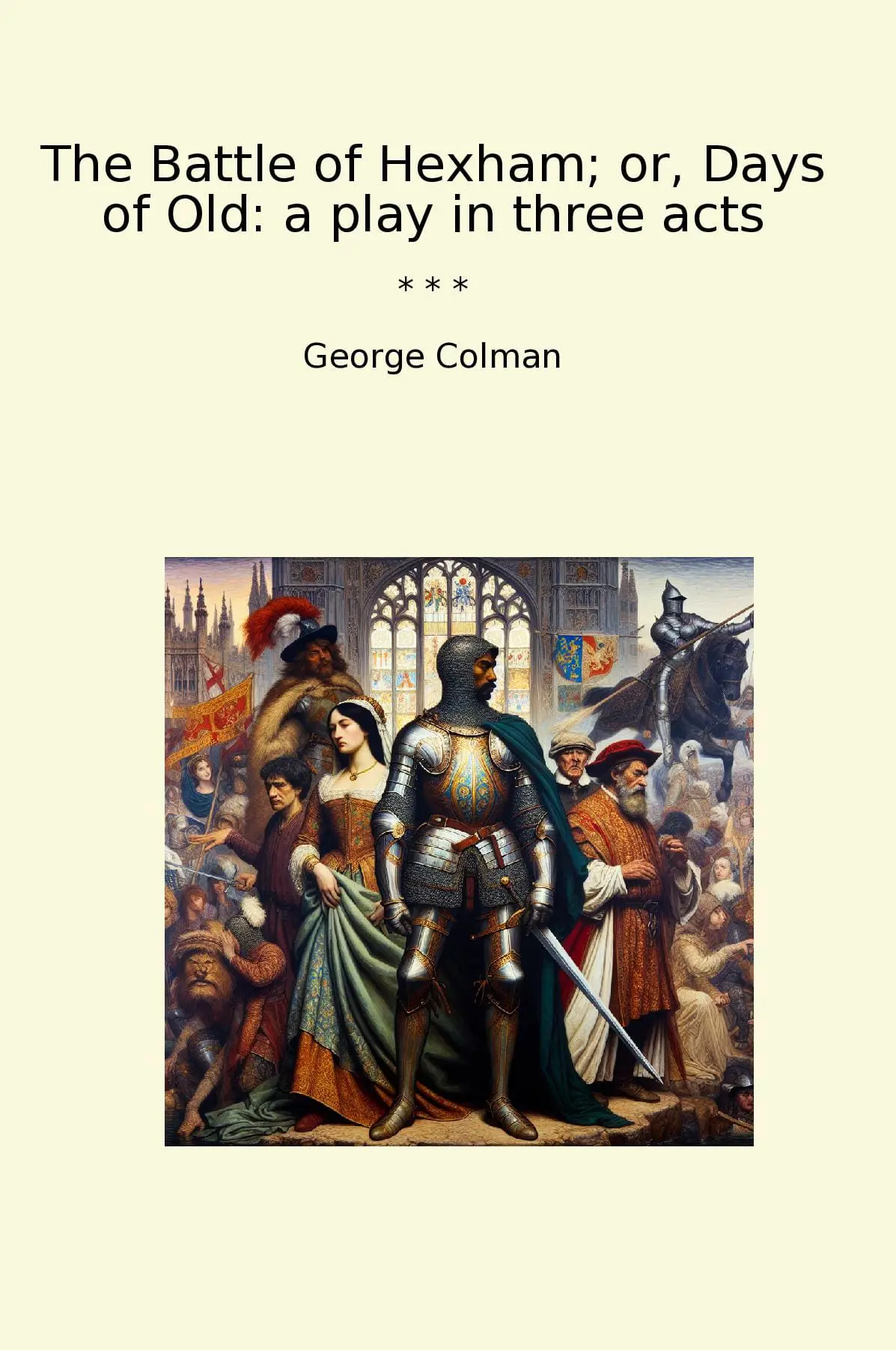 The Battle of Hexham; or, Days of Old: a play in three acts