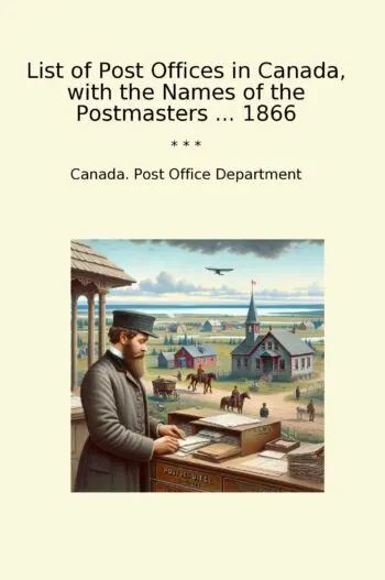 List of Post Offices in Canada, with the Names of the Postmasters ... 1866