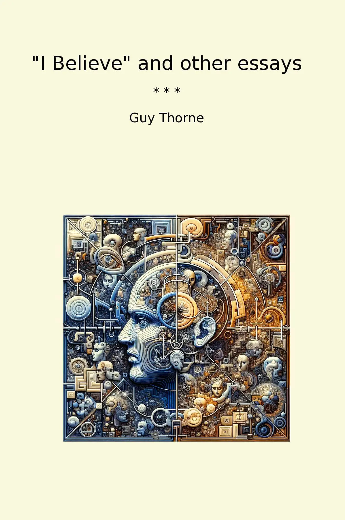 I Believe and other essays