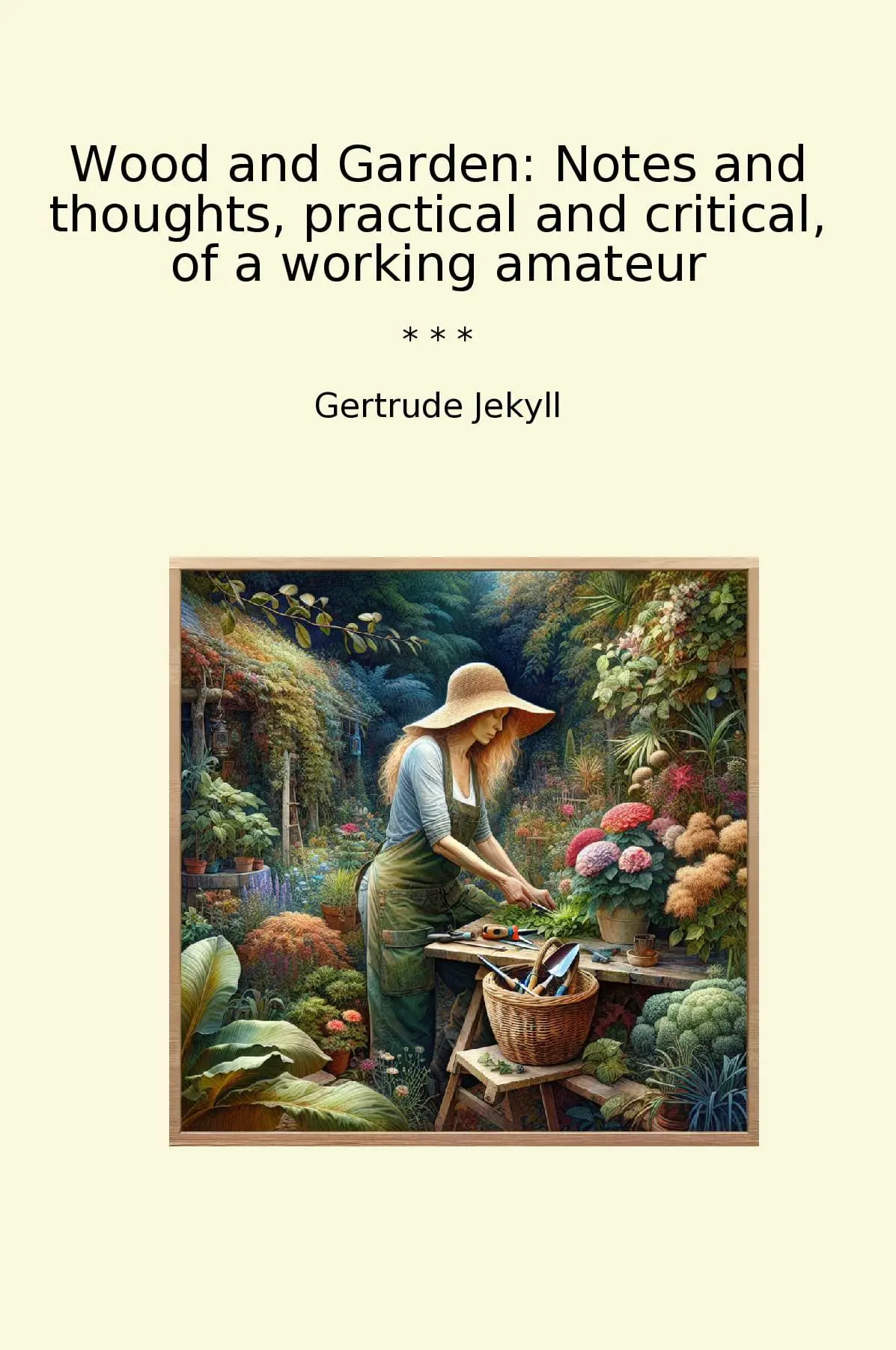 Wood and Garden: Notes and thoughts, practical and critical, of a working amateur