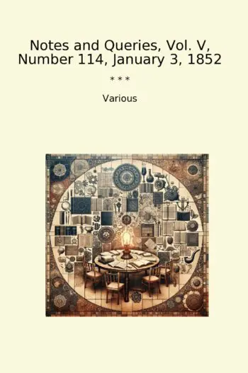 Notes and Queries, Vol. V, Number 114, January 3, 1852