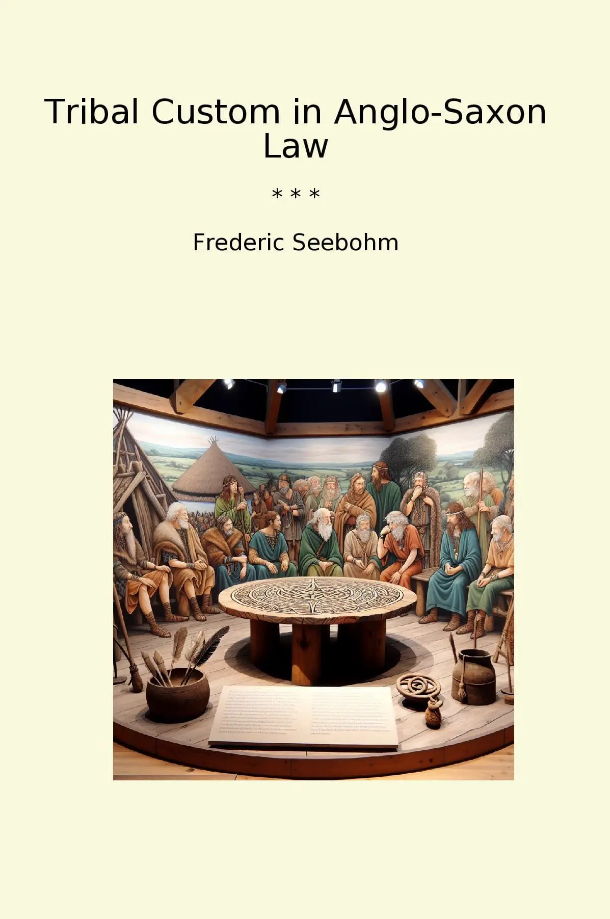 Tribal Custom in Anglo-Saxon Law