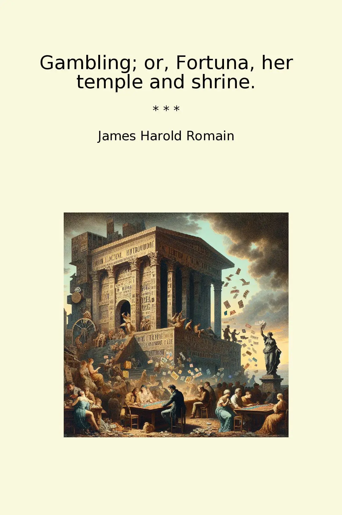 Gambling; or, Fortuna, her temple and shrine.