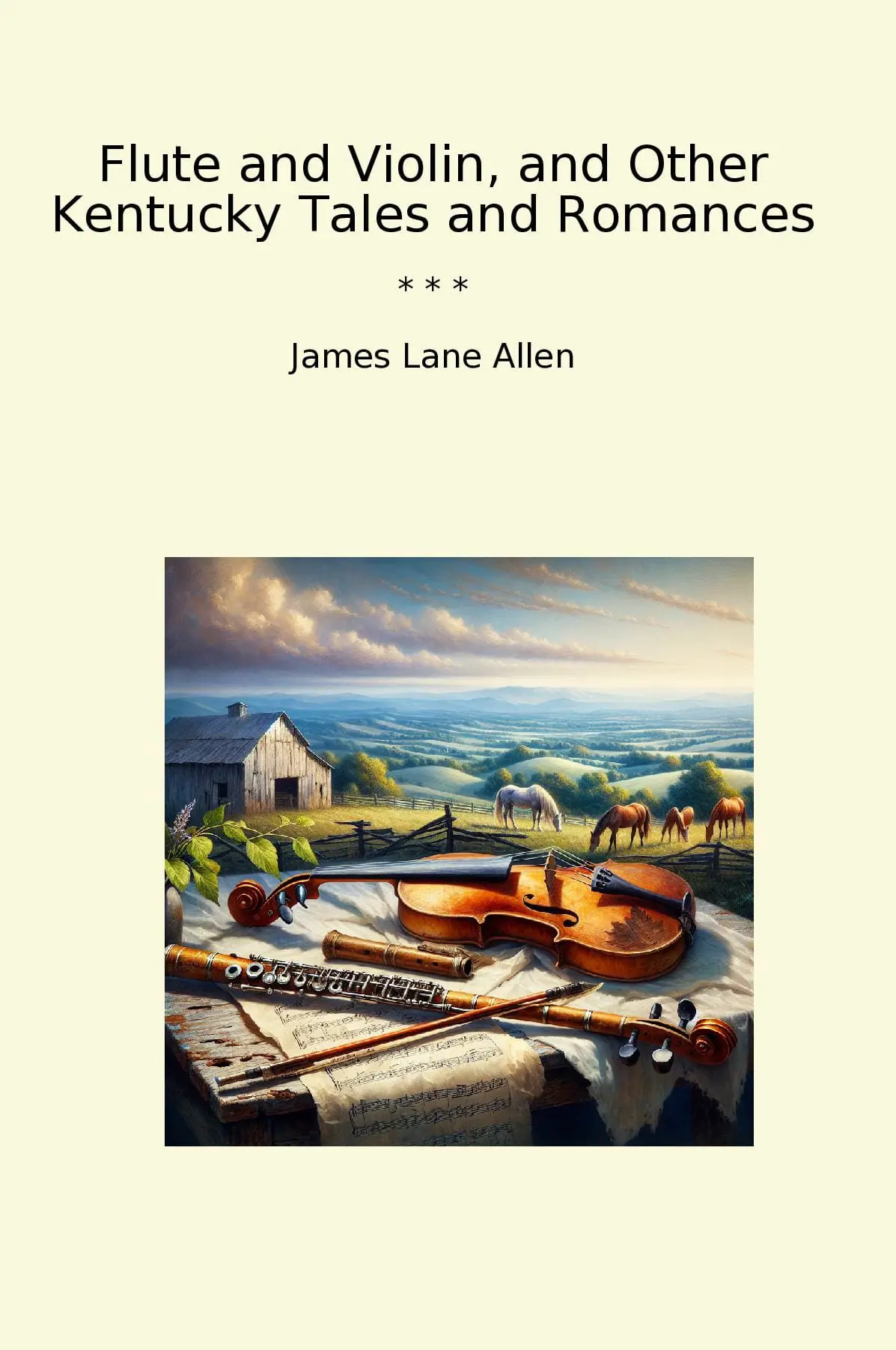 Flute and Violin, and Other Kentucky Tales and Romances