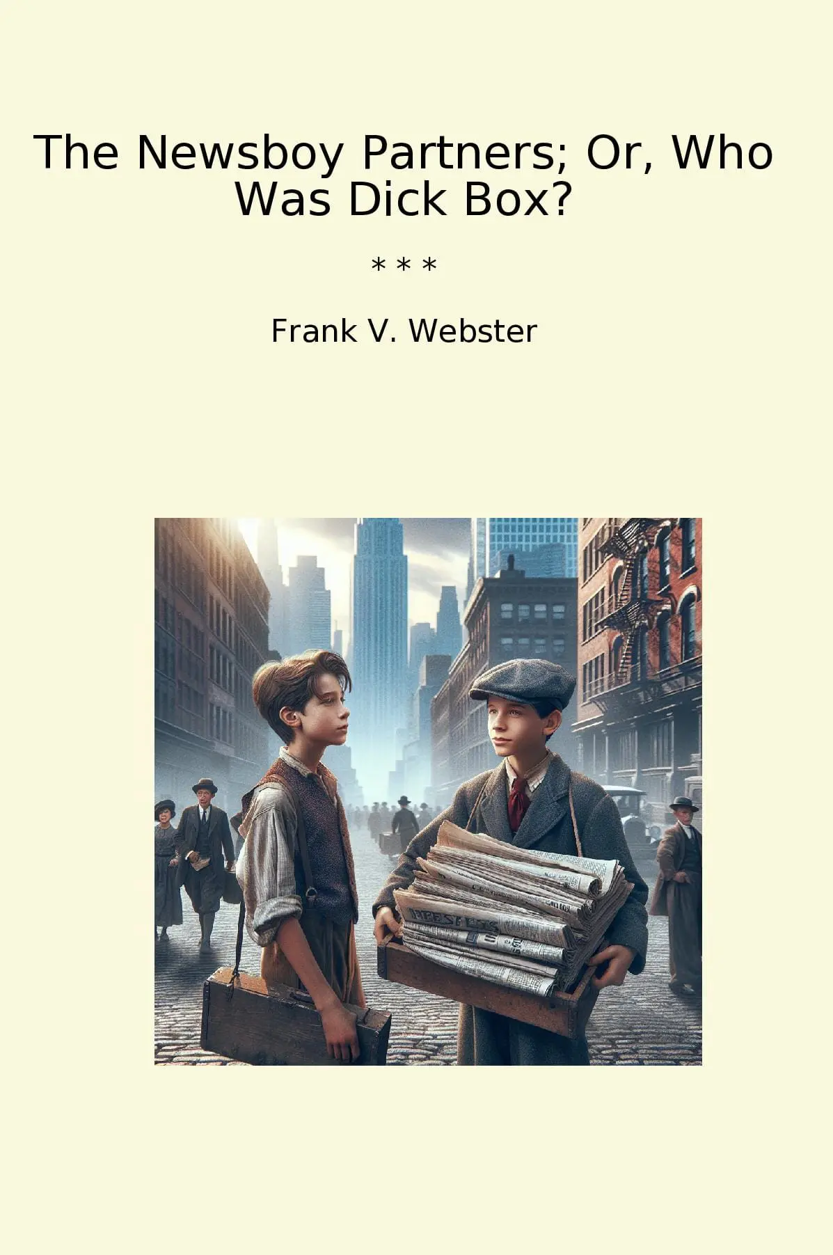 The Newsboy Partners; Or, Who Was Dick Box?