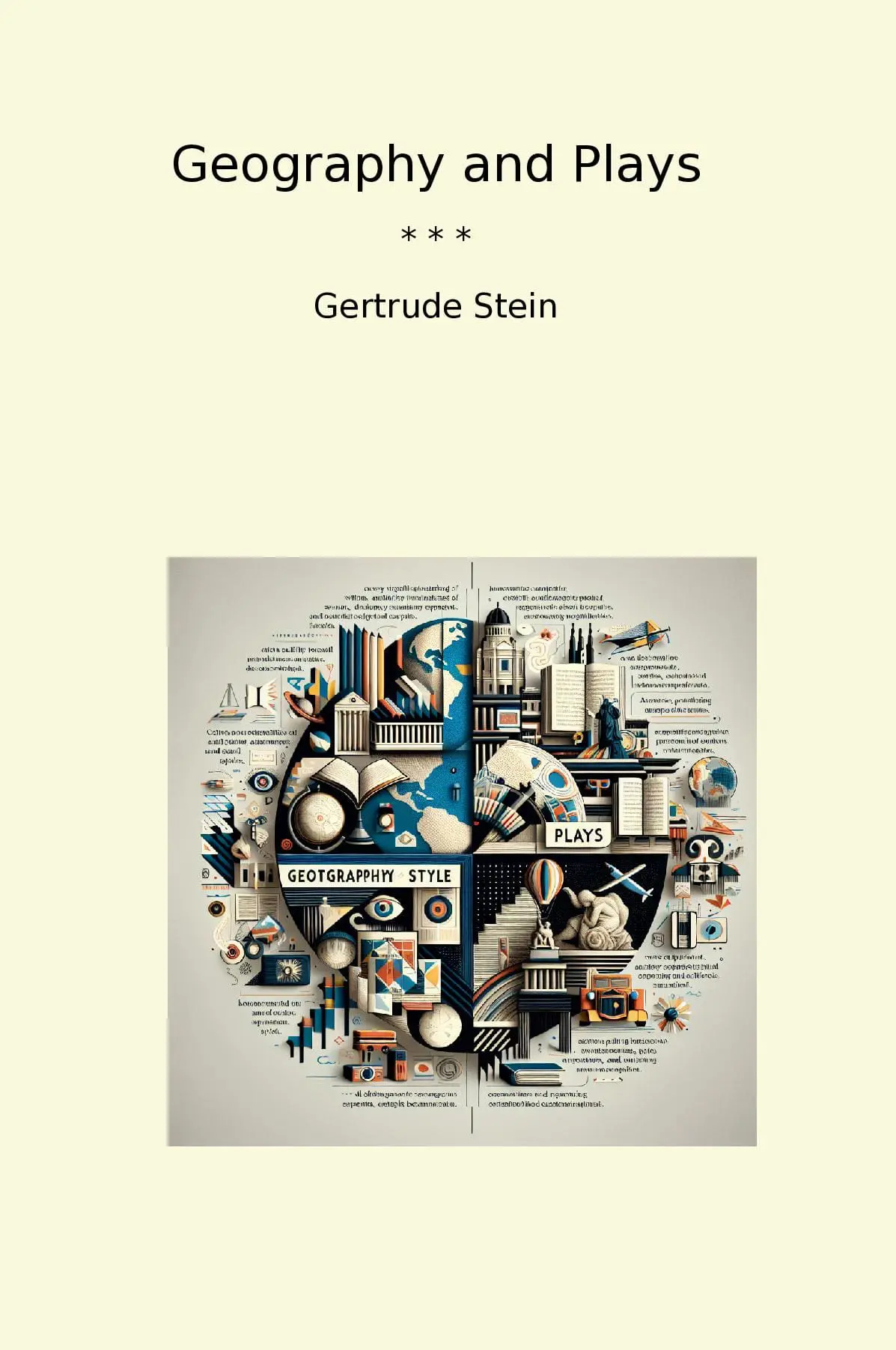 Geography and Plays
