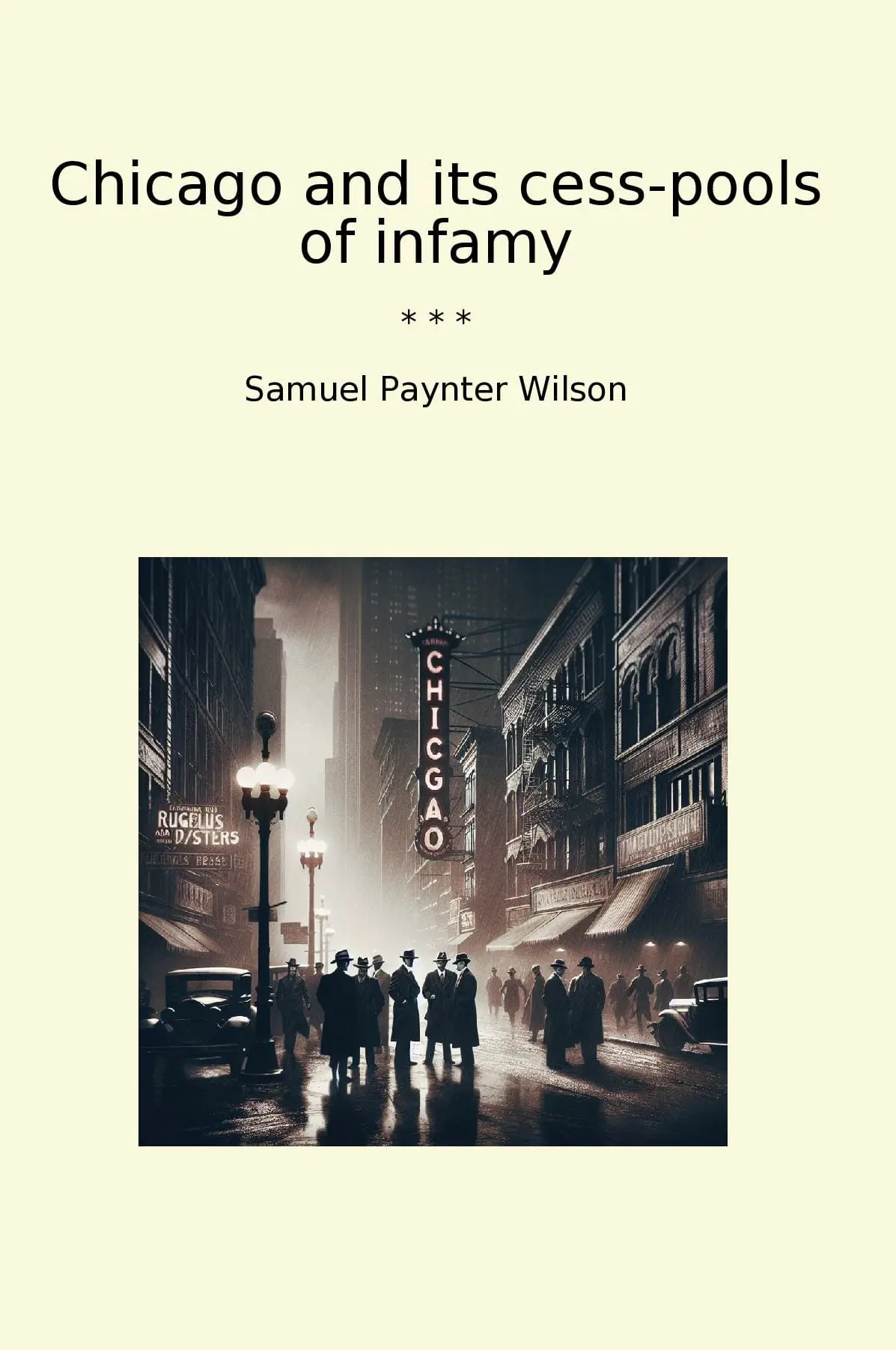 Chicago and its cess-pools of infamy