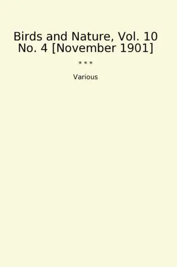 Birds and Nature, Vol. 10 No. 4 [November 1901]