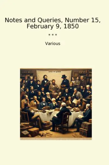 Notes and Queries, Number 15, February 9, 1850