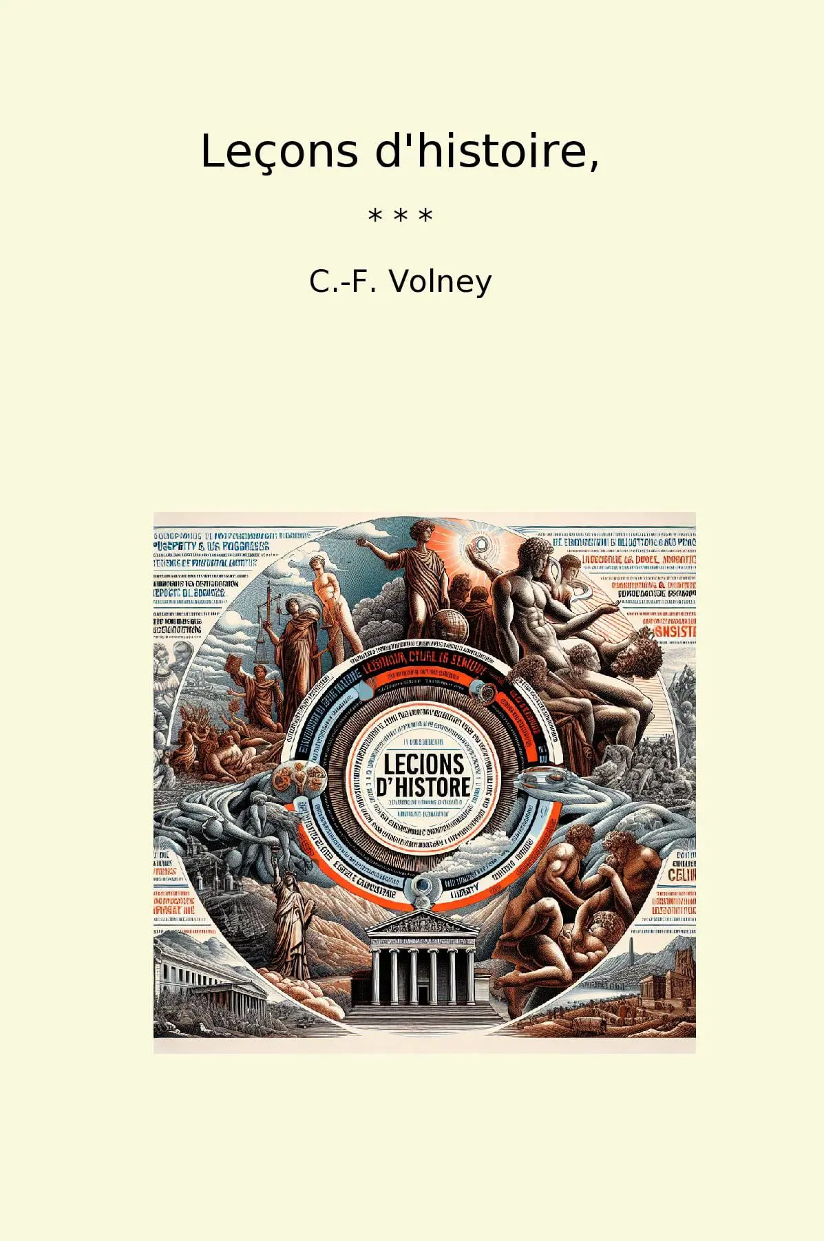 Leçons d'histoire,