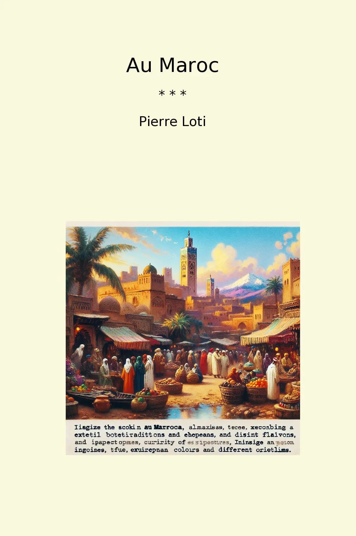 Au Maroc