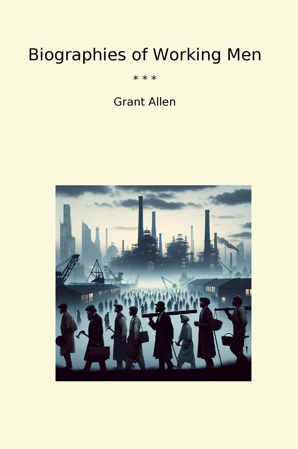 Biographies of Working Men