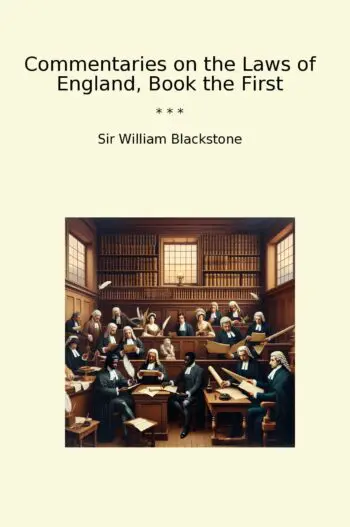 Commentaries on the Laws of England, Book the First