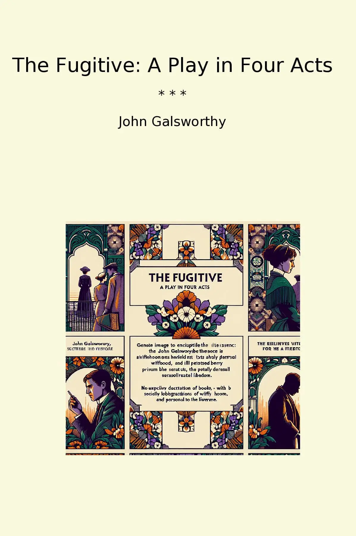The Fugitive: A Play in Four Acts