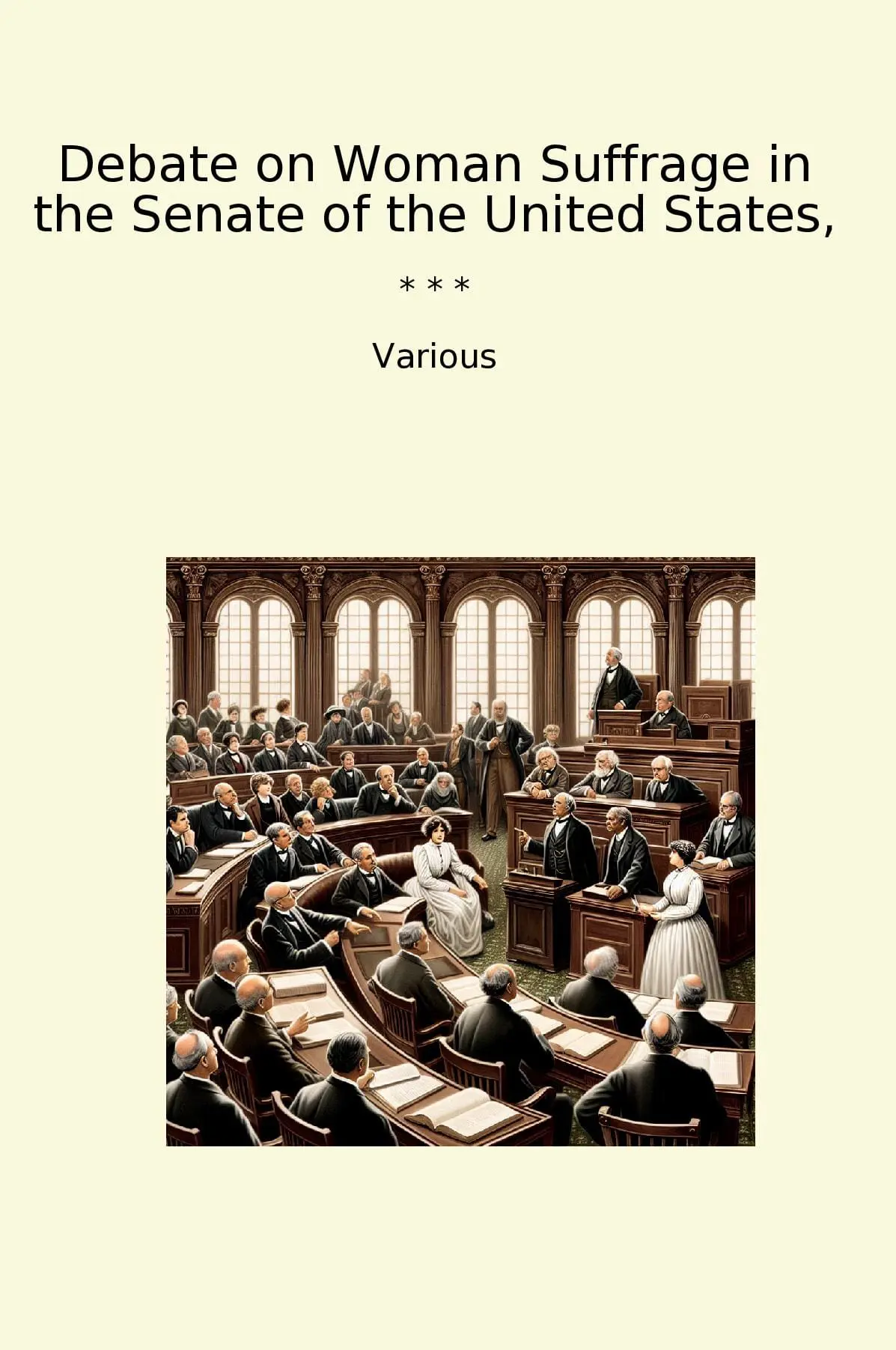Debate on Woman Suffrage in the Senate of the United States,