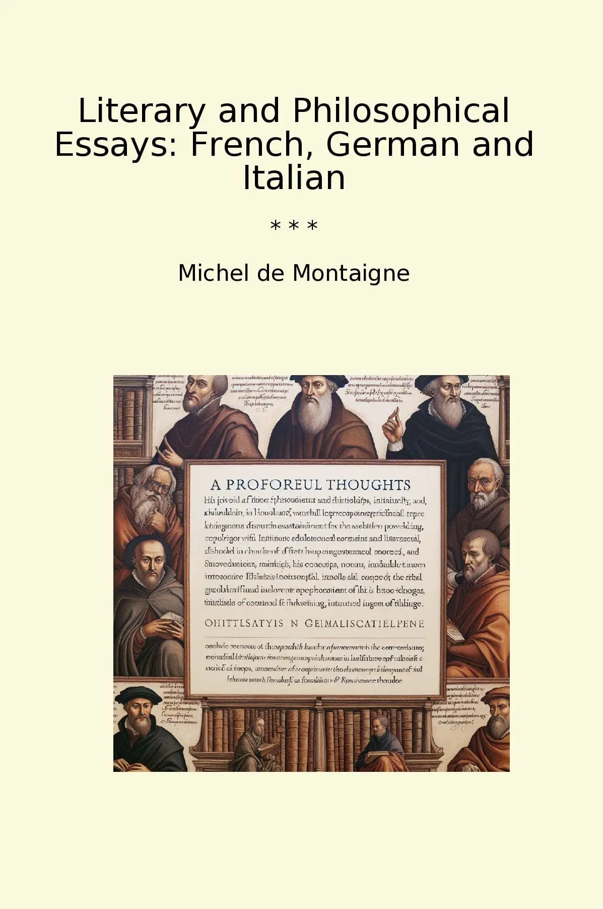Literary and Philosophical Essays: French, German and Italian