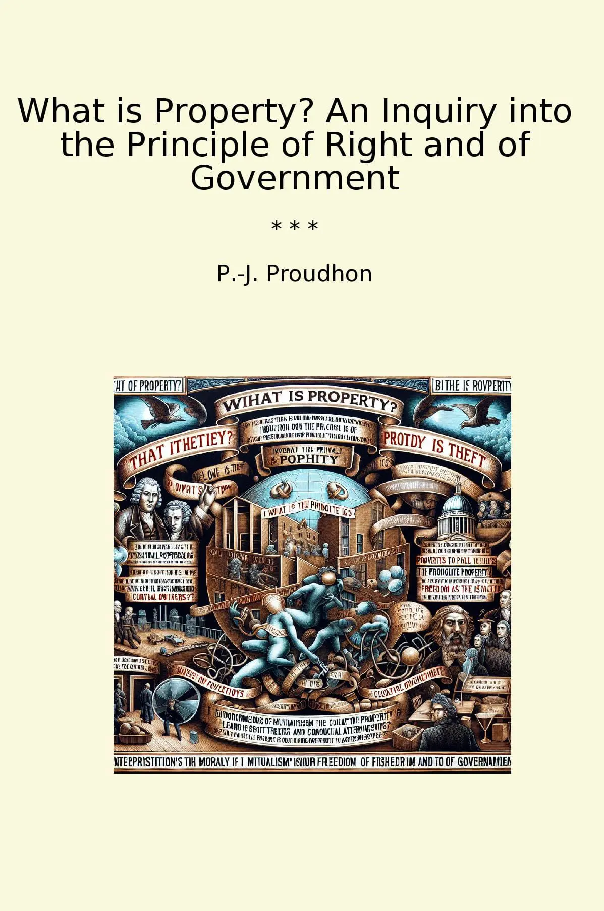 What is Property? An Inquiry into the Principle of Right and of Government