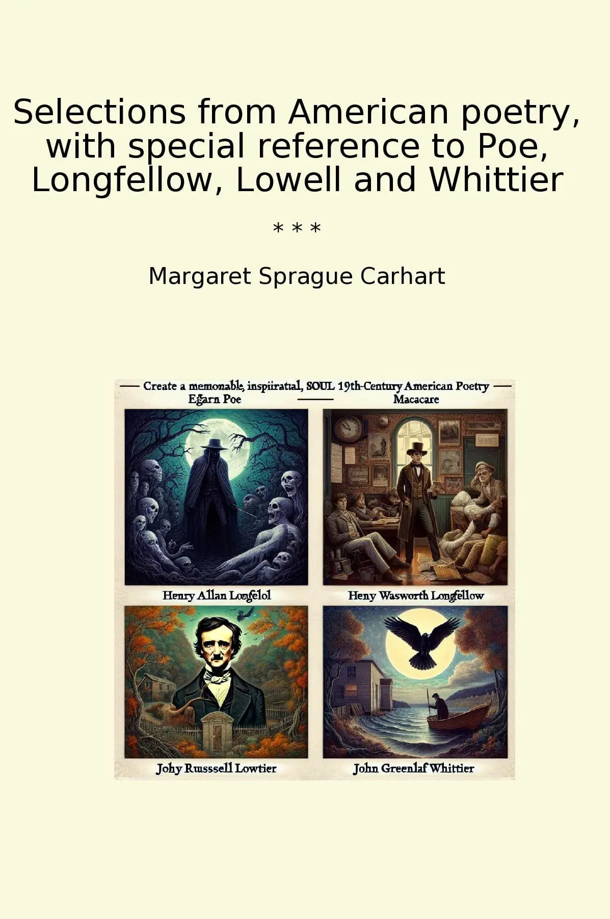 Selections from American poetry, with special reference to Poe, Longfellow, Lowell and Whittier