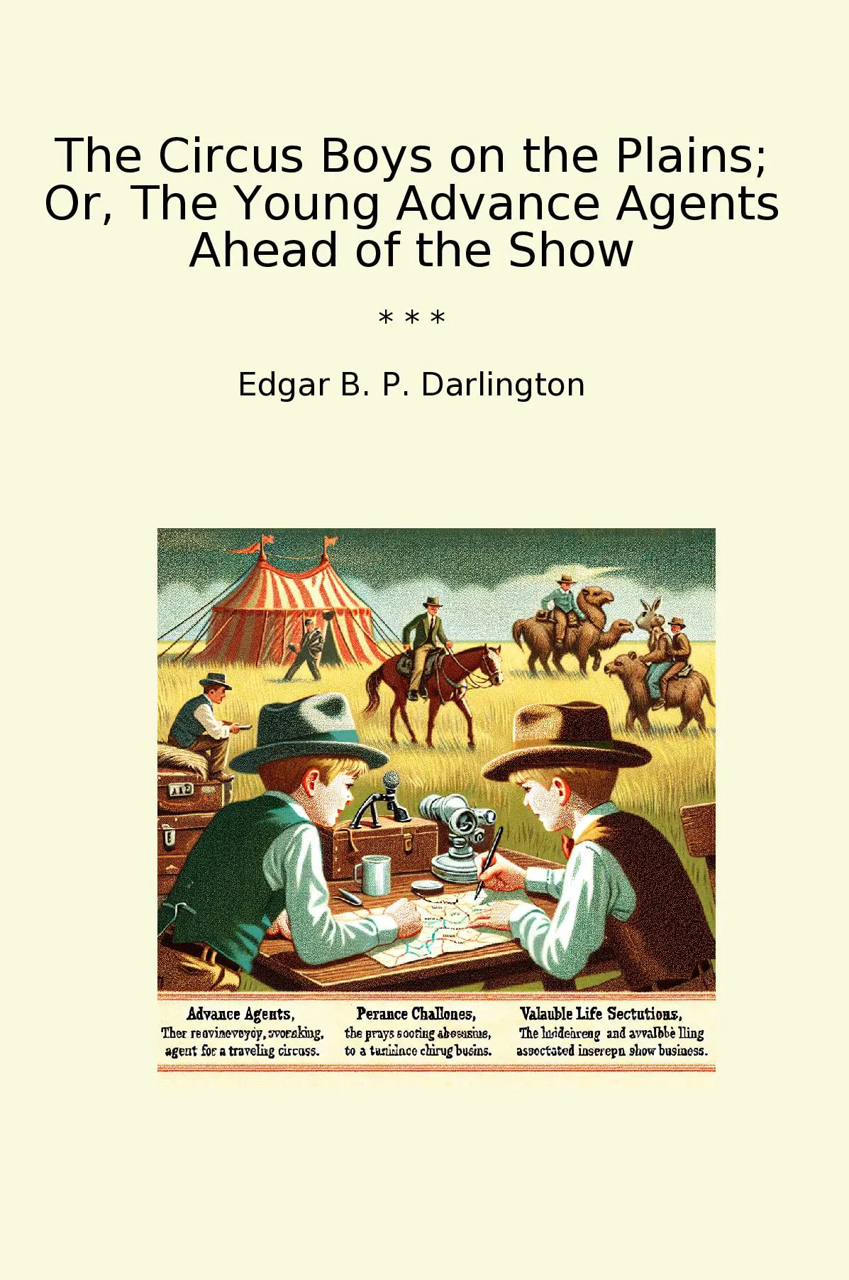 The Circus Boys on the Plains; Or, The Young Advance Agents Ahead of the Show