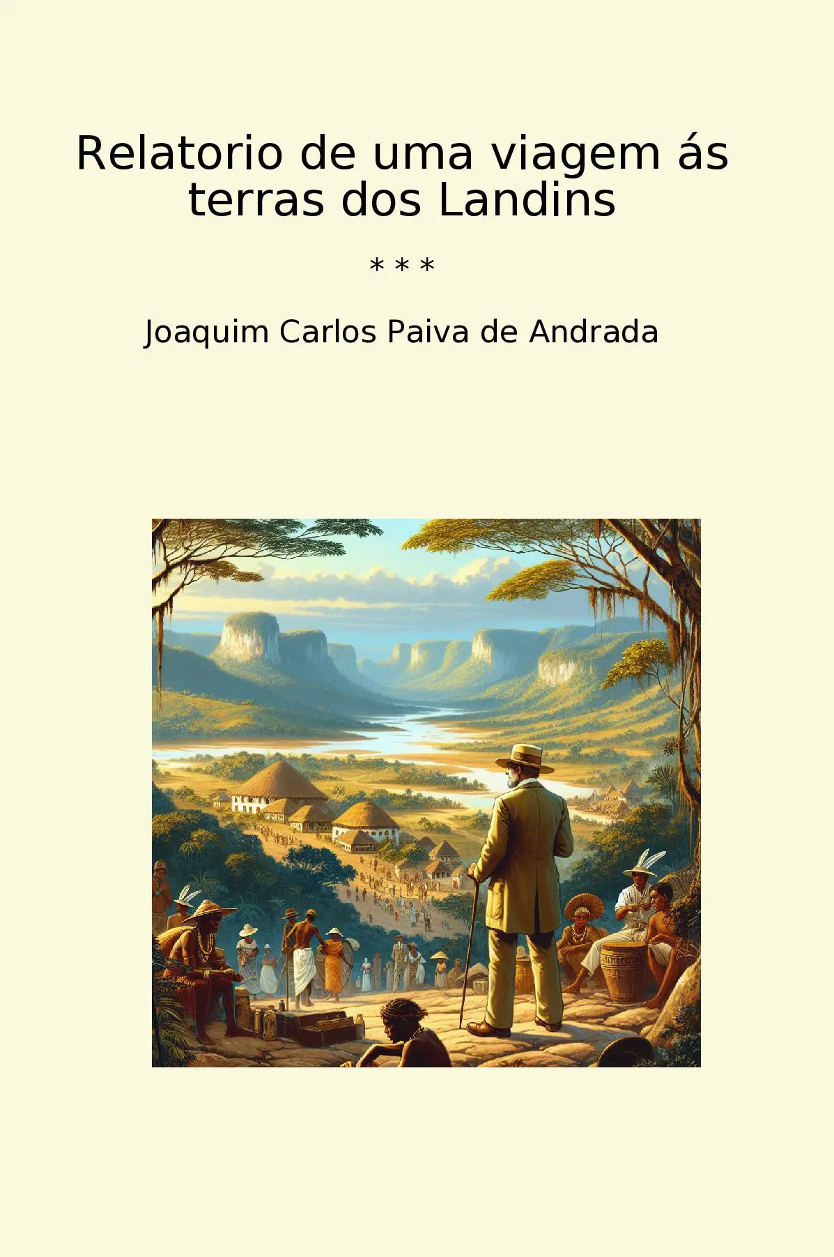 Relatorio de uma viagem ás terras dos Landins