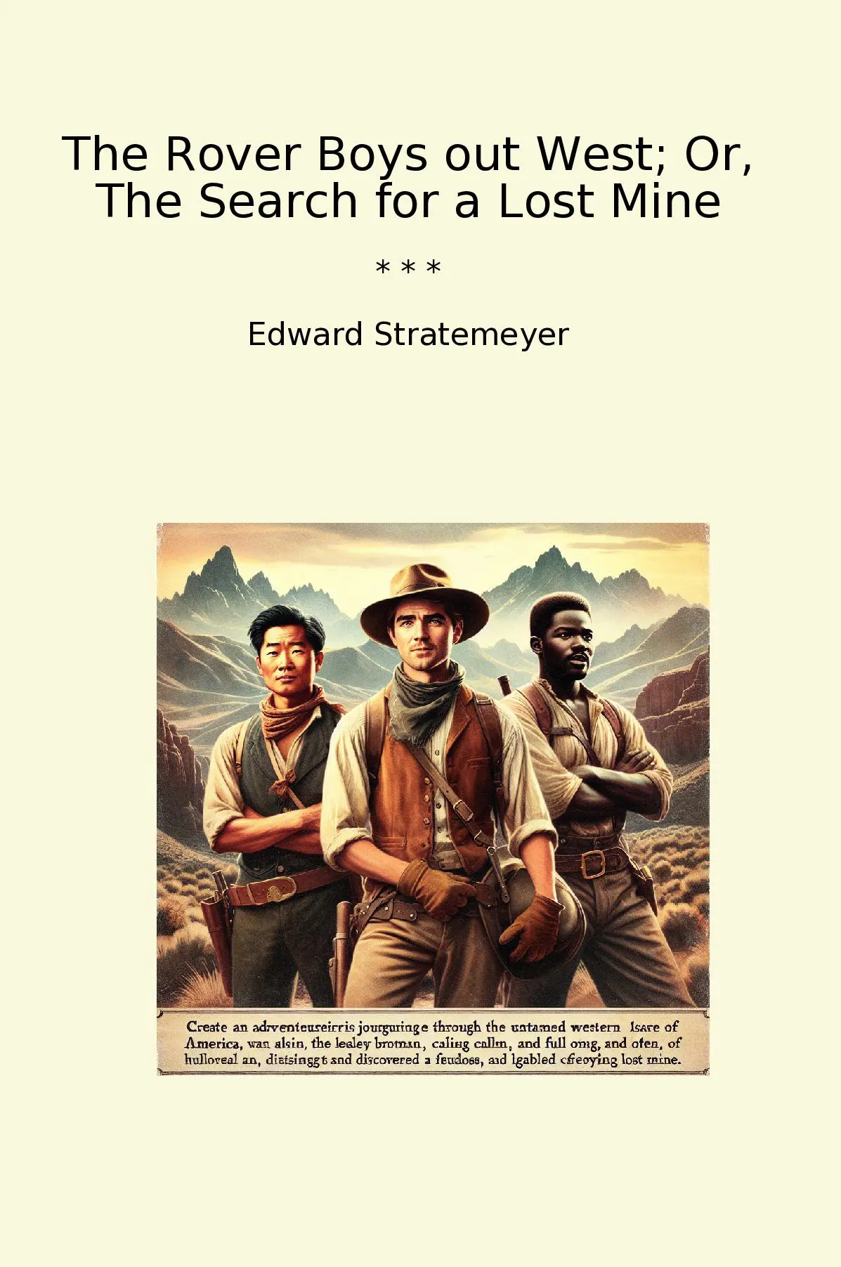 The Rover Boys out West; Or, The Search for a Lost Mine