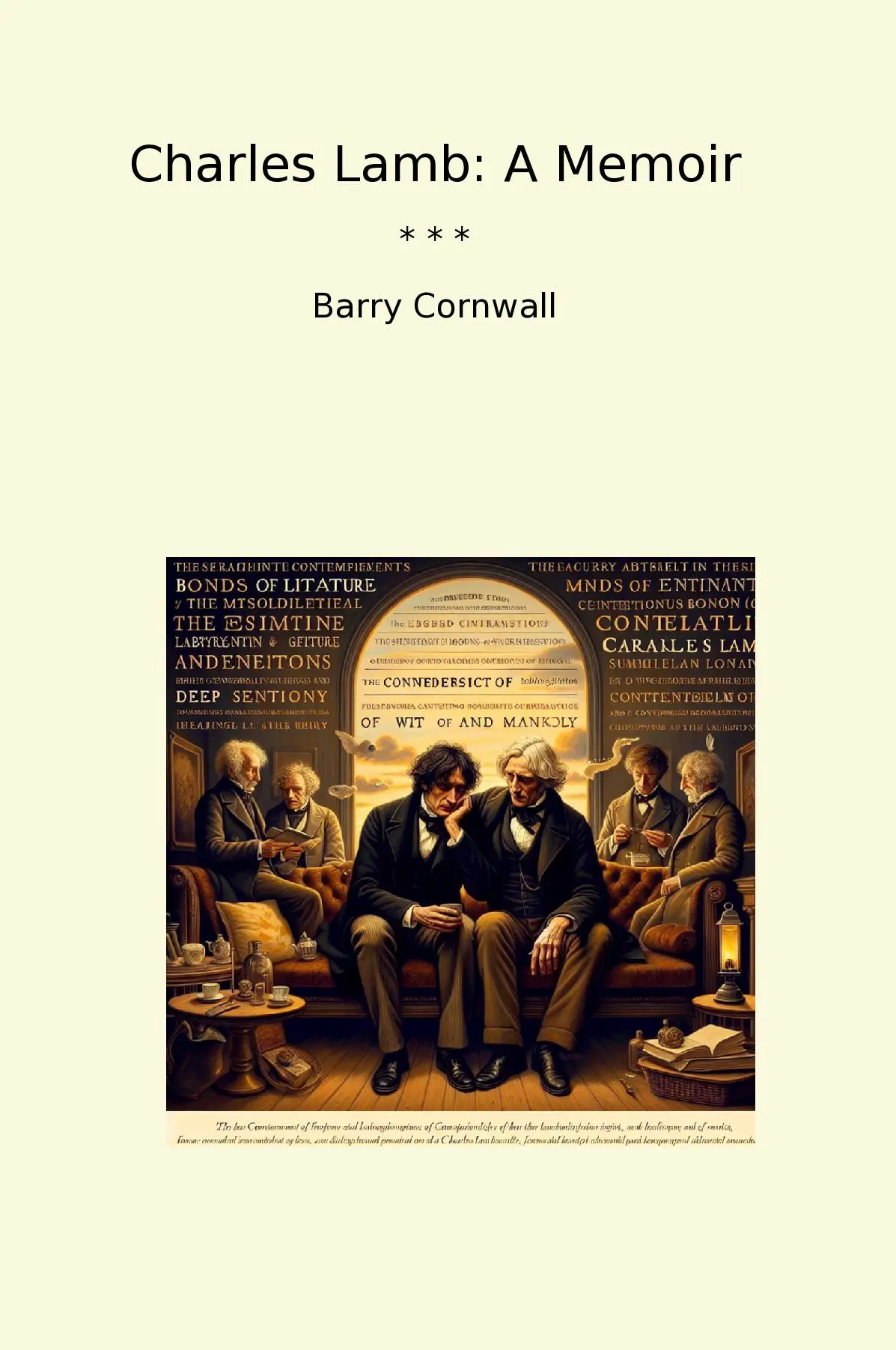 Charles Lamb: A Memoir