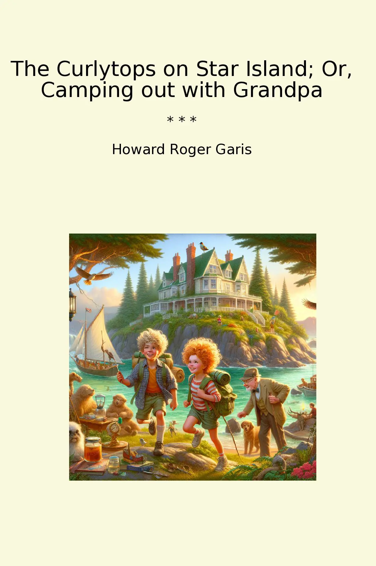 The Curlytops on Star Island; Or, Camping out with Grandpa