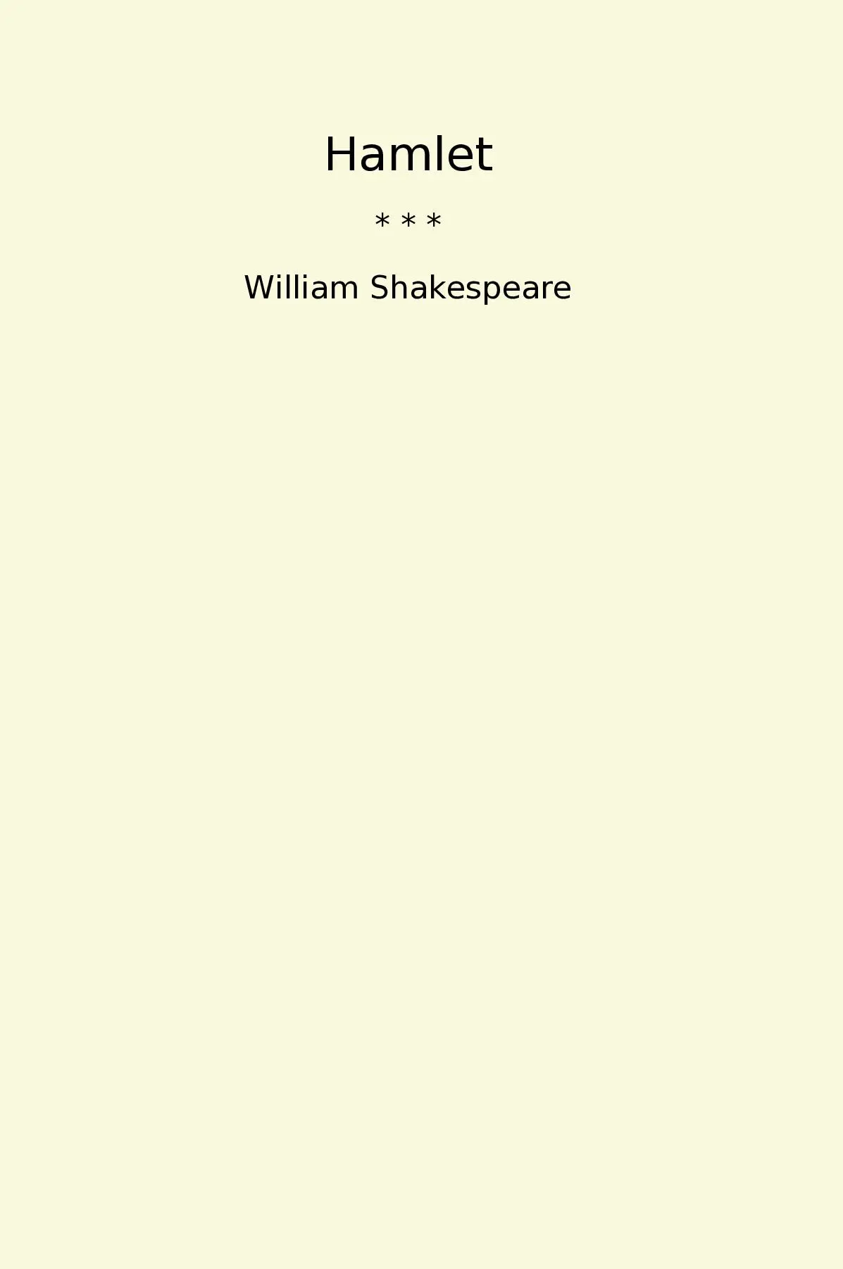 Hamlet
