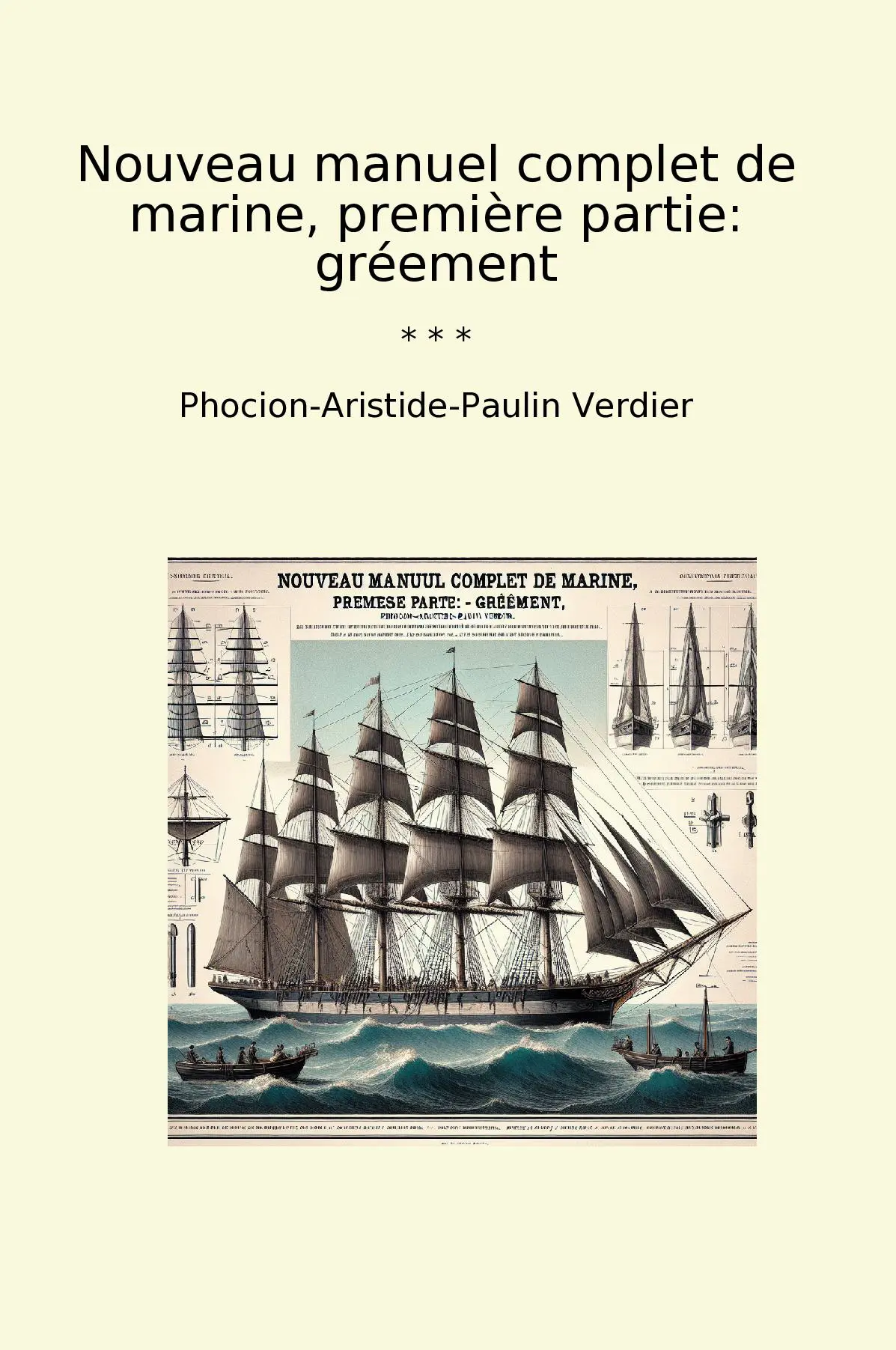 Nouveau manuel complet de marine, première partie: gréement