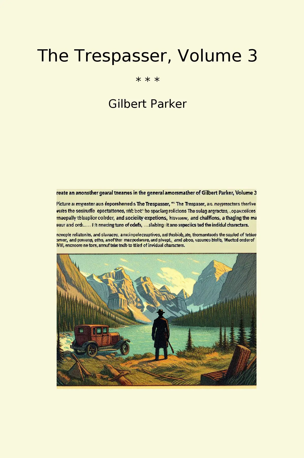 The Trespasser, Volume 3