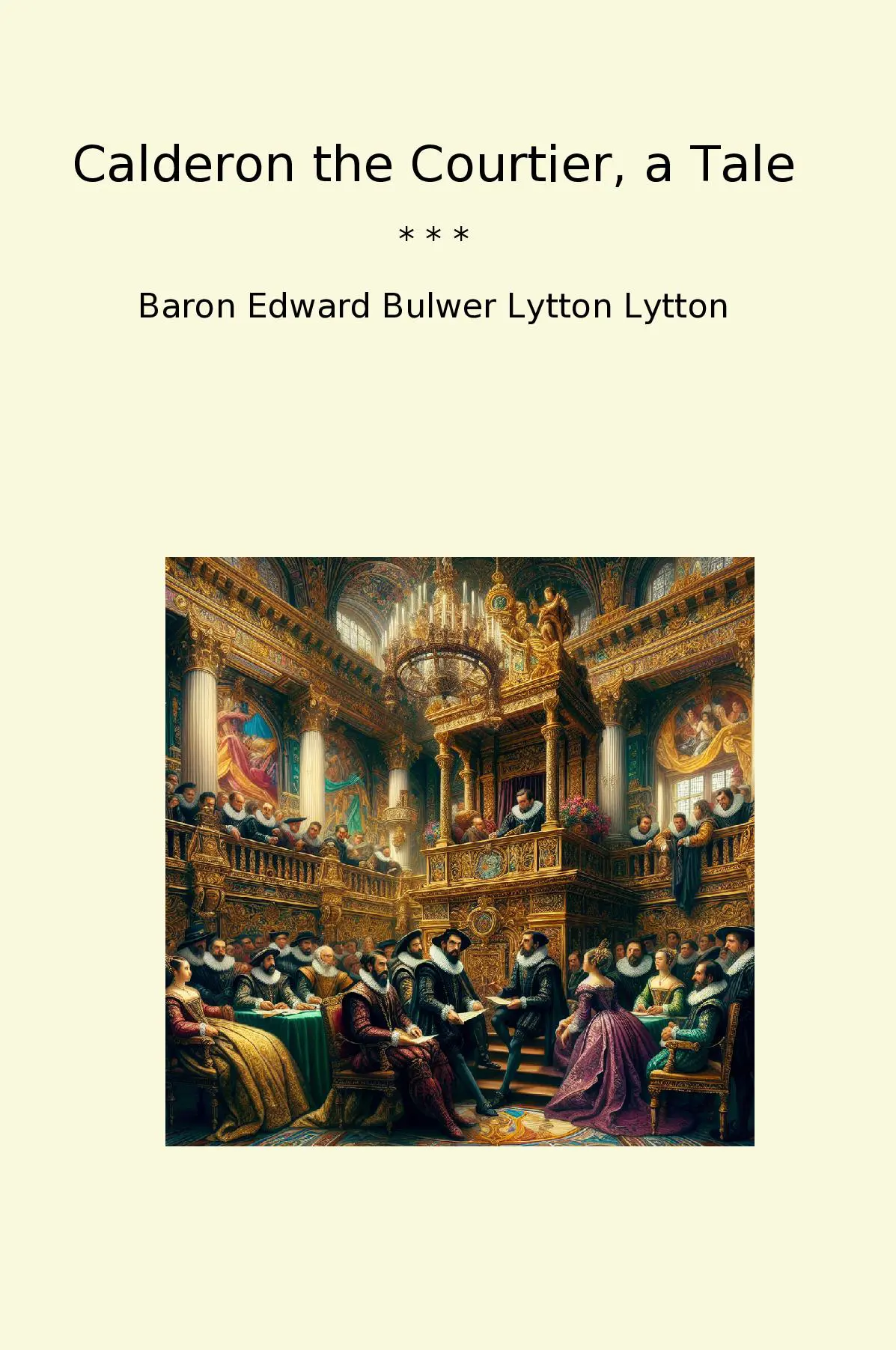 Calderon the Courtier, a Tale