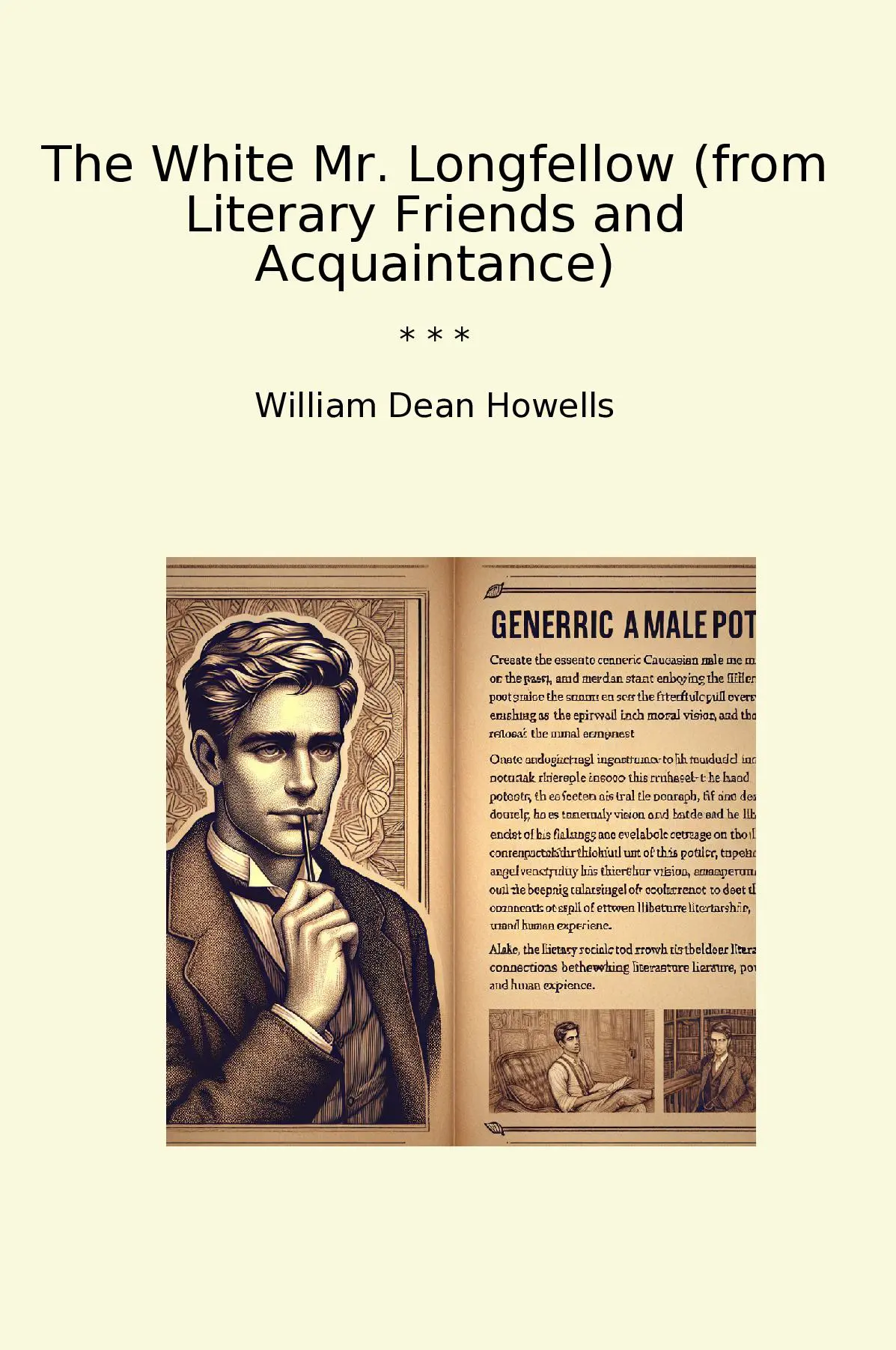 The White Mr. Longfellow (from Literary Friends and Acquaintance)