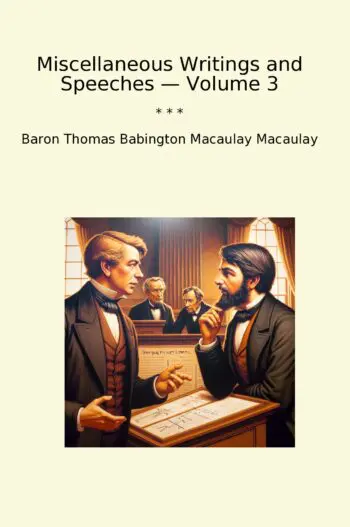Miscellaneous Writings and Speeches — Volume 3