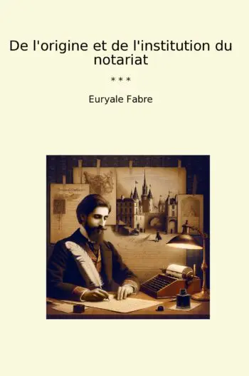 De l'origine et de l'institution du notariat