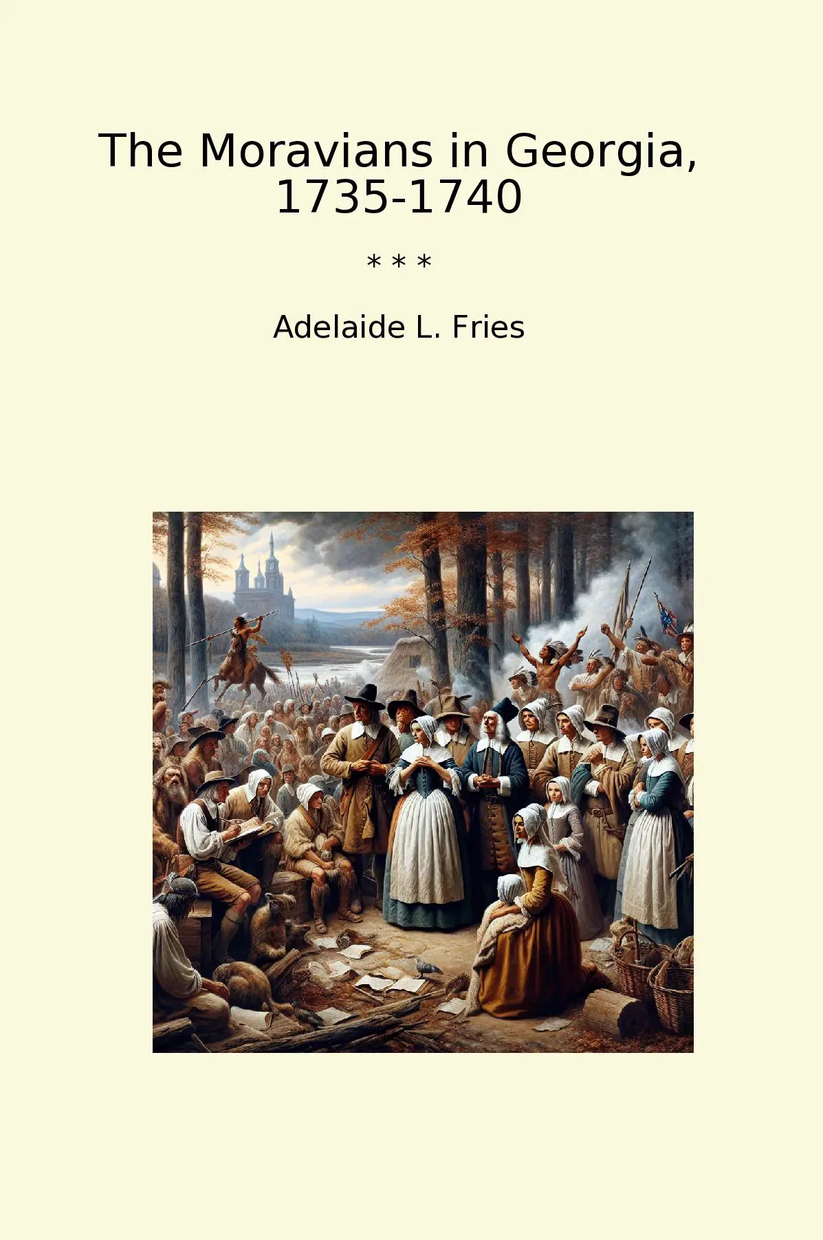 The Moravians in Georgia, 1735-1740