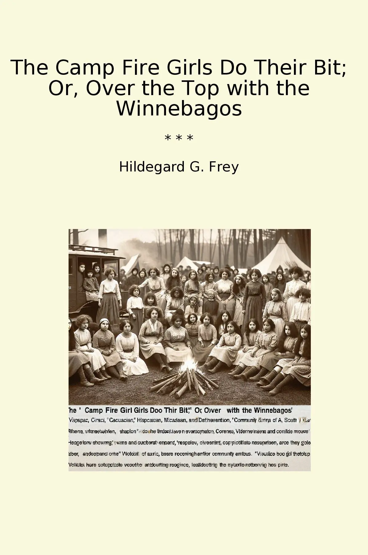 The Camp Fire Girls Do Their Bit; Or, Over the Top with the Winnebagos