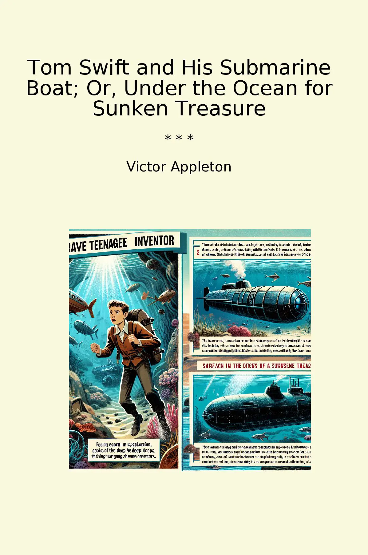 Tom Swift and His Submarine Boat; Or, Under the Ocean for Sunken Treasure