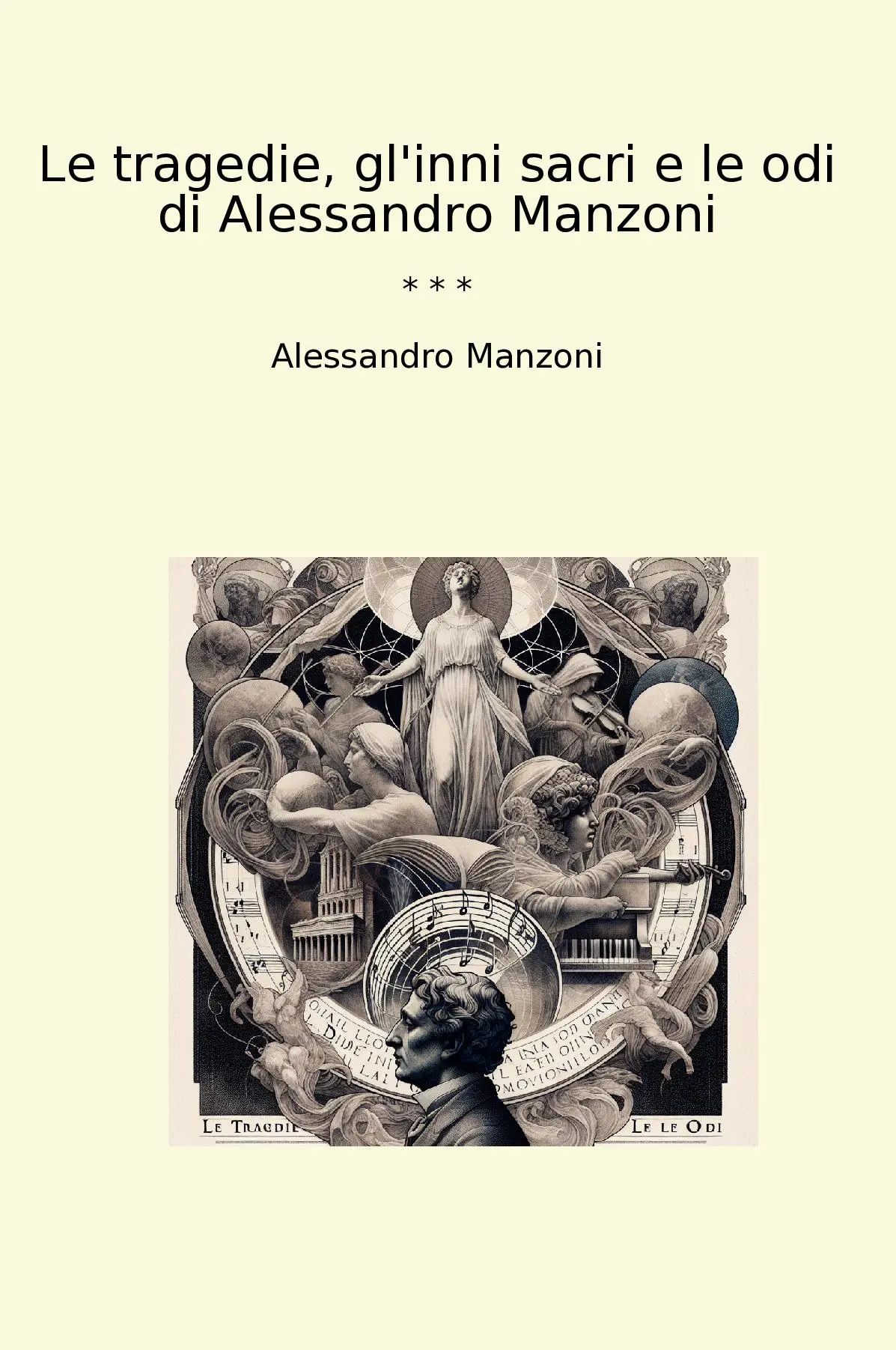 Le tragedie, gl'inni sacri e le odi di Alessandro Manzoni