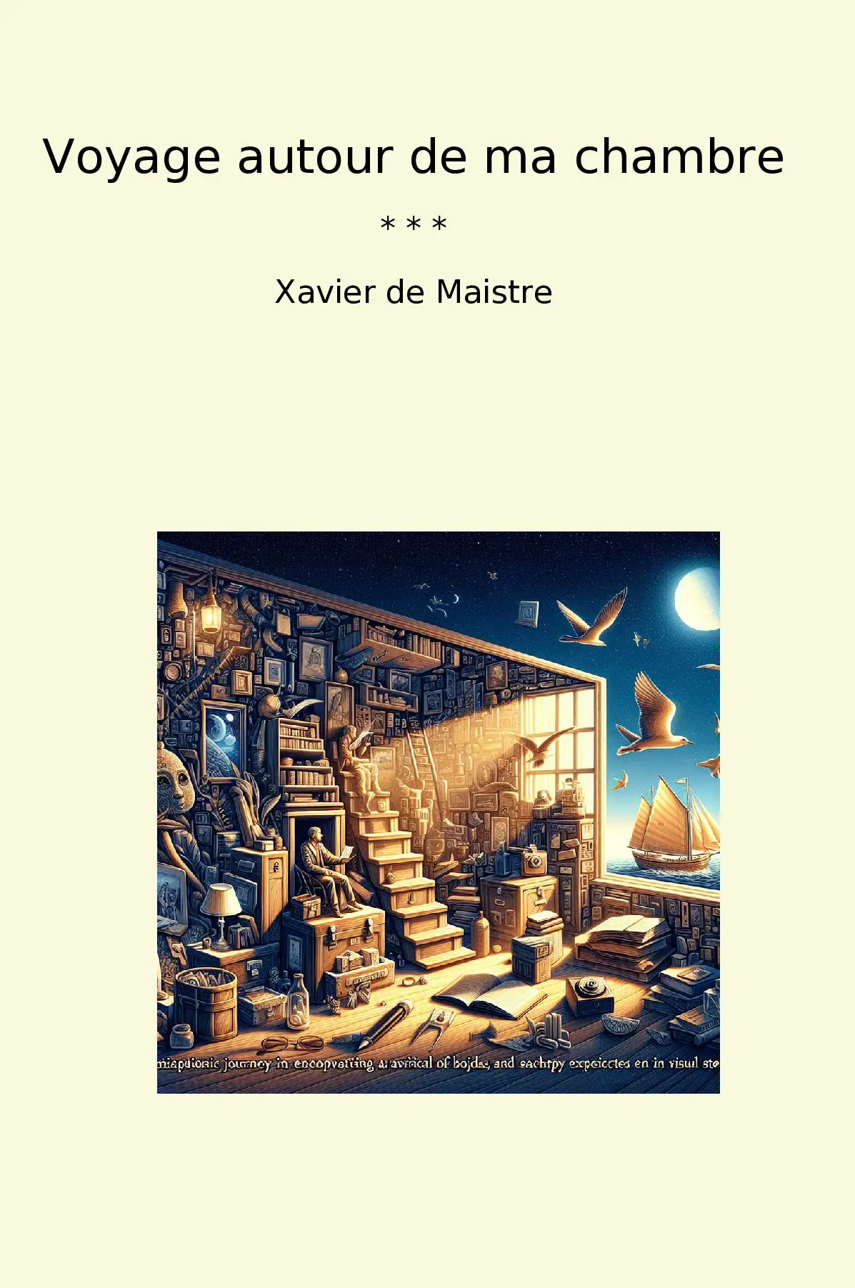 Voyage autour de ma chambre