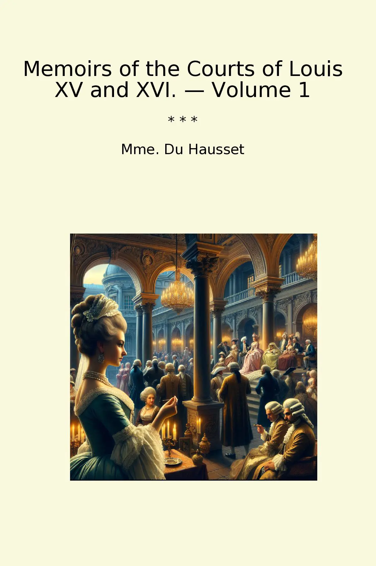 Memoirs of the Courts of Louis XV and XVI. — Volume 1