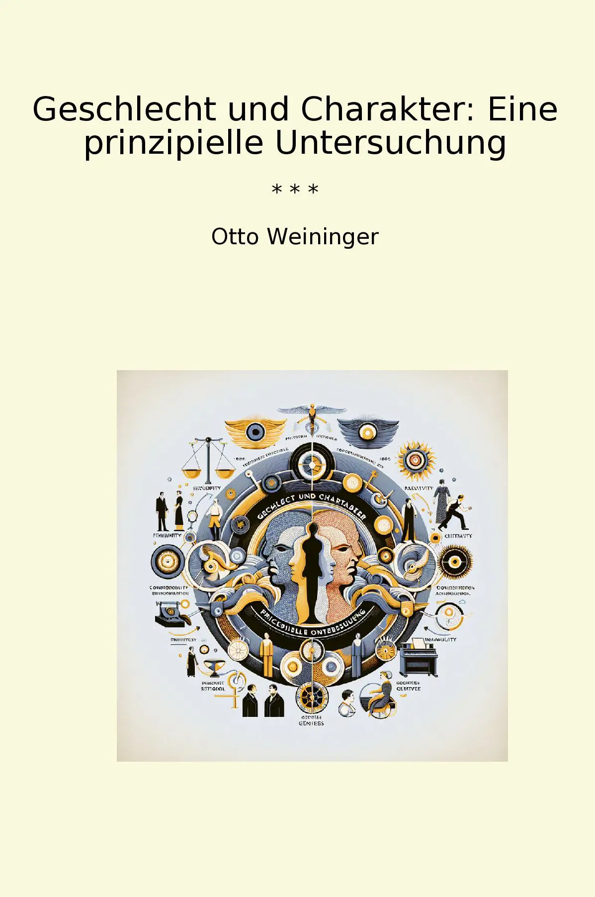 Geschlecht und Charakter: Eine prinzipielle Untersuchung
