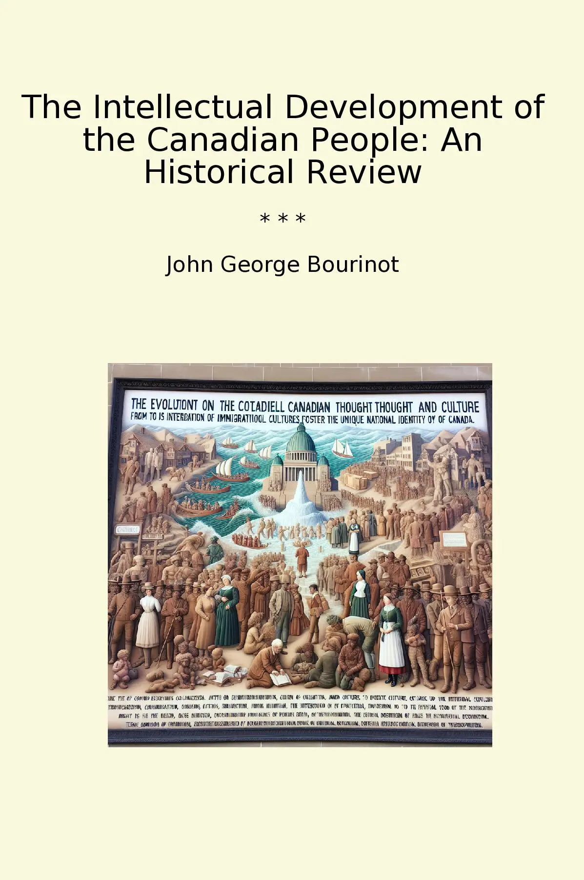 The Intellectual Development of the Canadian People: An Historical Review