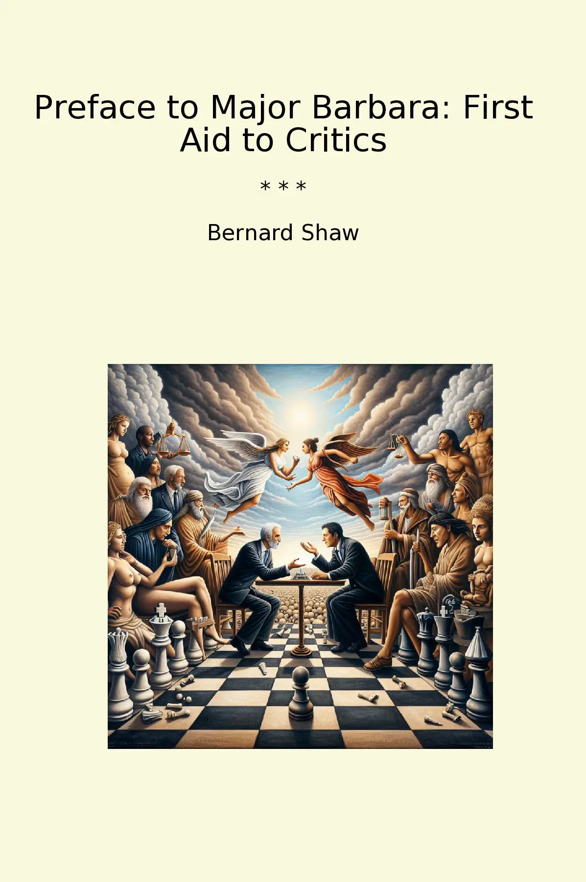 Preface to Major Barbara: First Aid to Critics