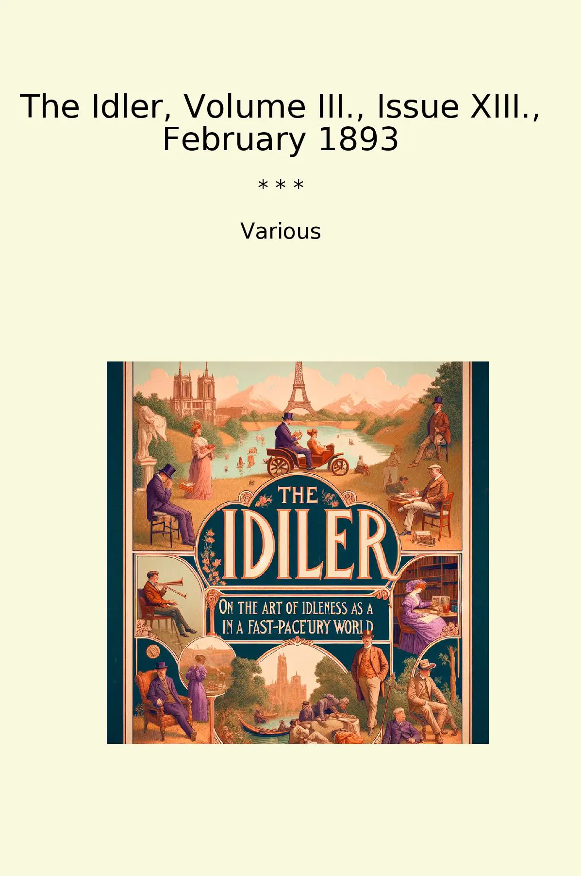 The Idler, Volume III., Issue XIII., February 1893