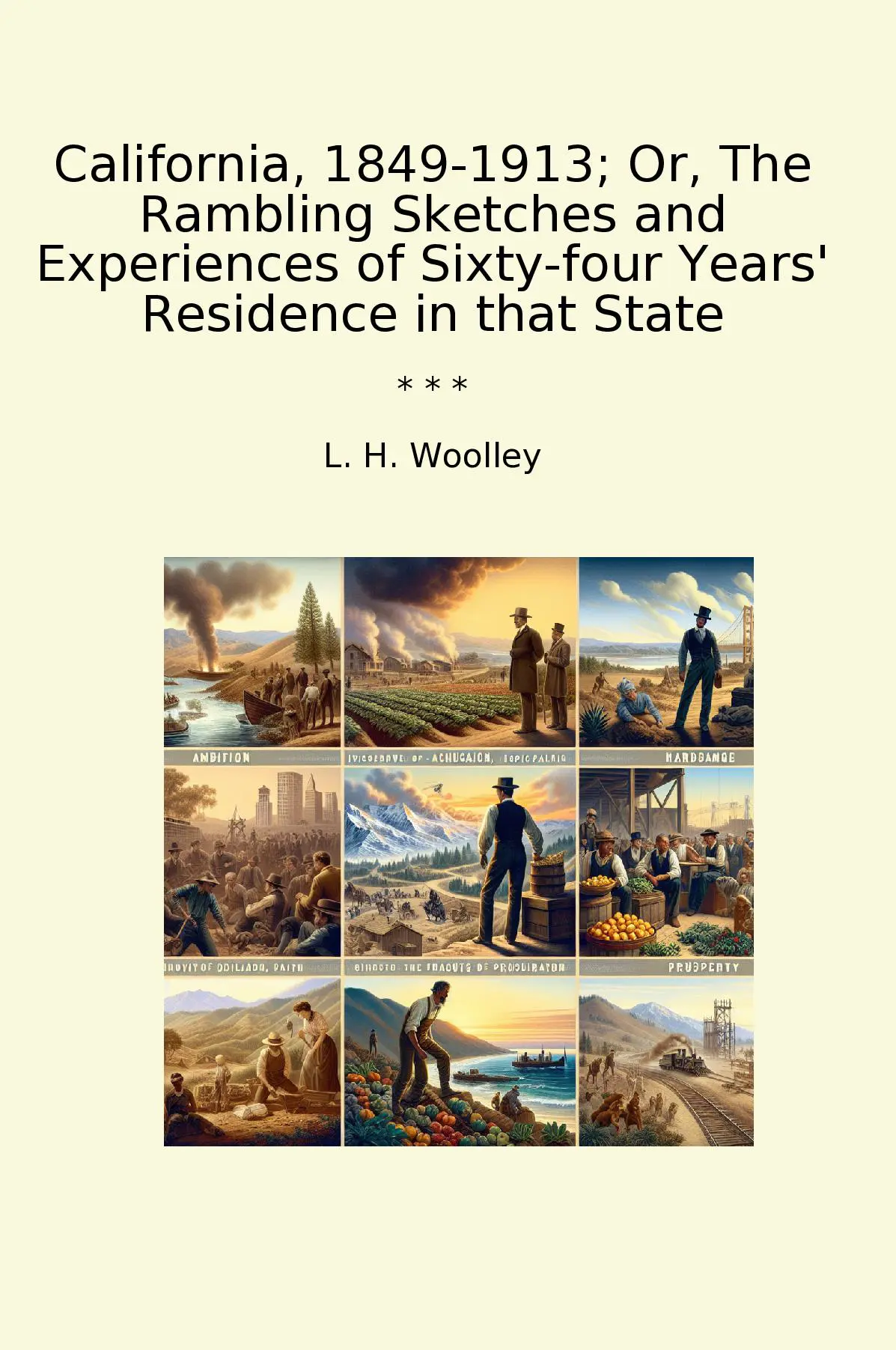 California, 1849-1913; Or, The Rambling Sketches and Experiences of Sixty-four Years' Residence in that State